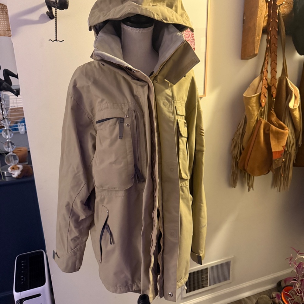 Vintage 686 Smarty Jacket Men Tan 2 in 1 M